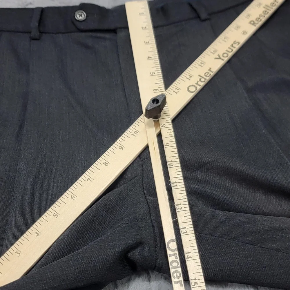 Brooks Brothers Pants Mens 36x32 Gray Wool Dress Pleated Classic Cuffed Canada